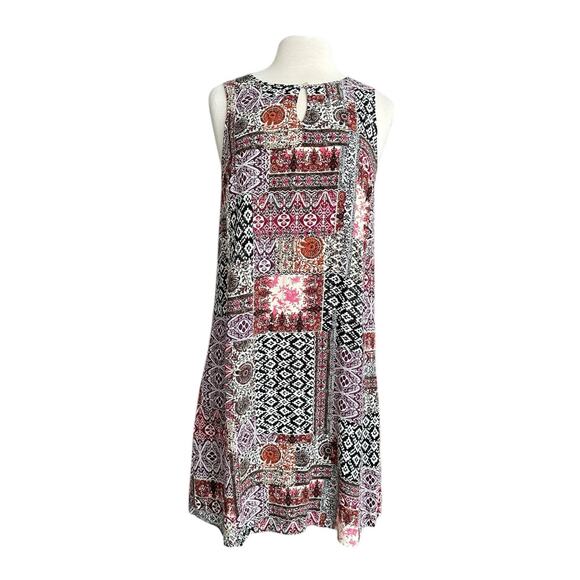 J. Jill Dresses & Skirts - NEW J Jill Knee Length Sleeveless Tank Shift Geo Patch Dress Pockets Size Small